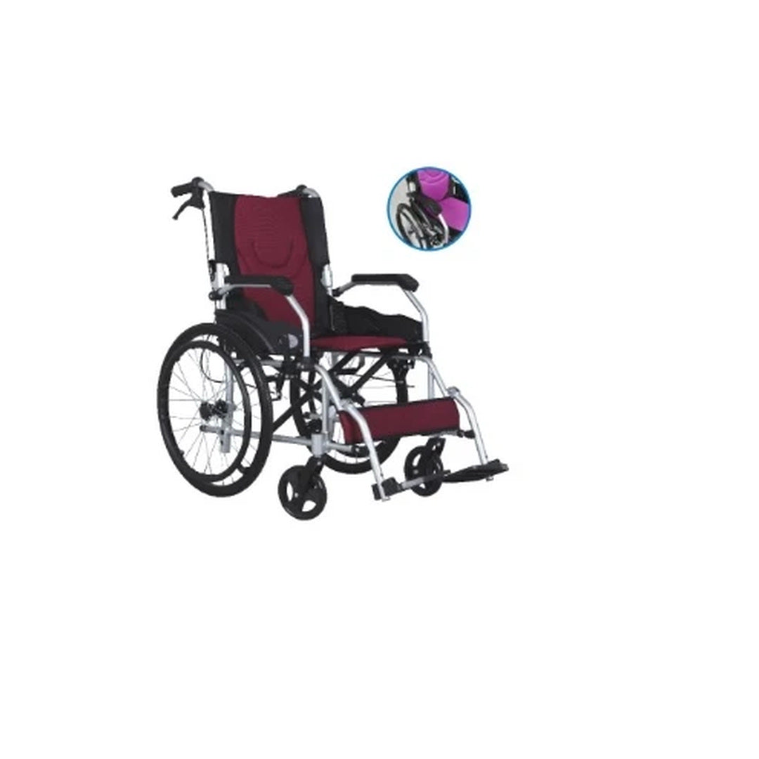 Pulsemed Katlanabilir Sırtlı Alüminyum Tekerlekli Sandalye KY863LAJ-C-20”-41