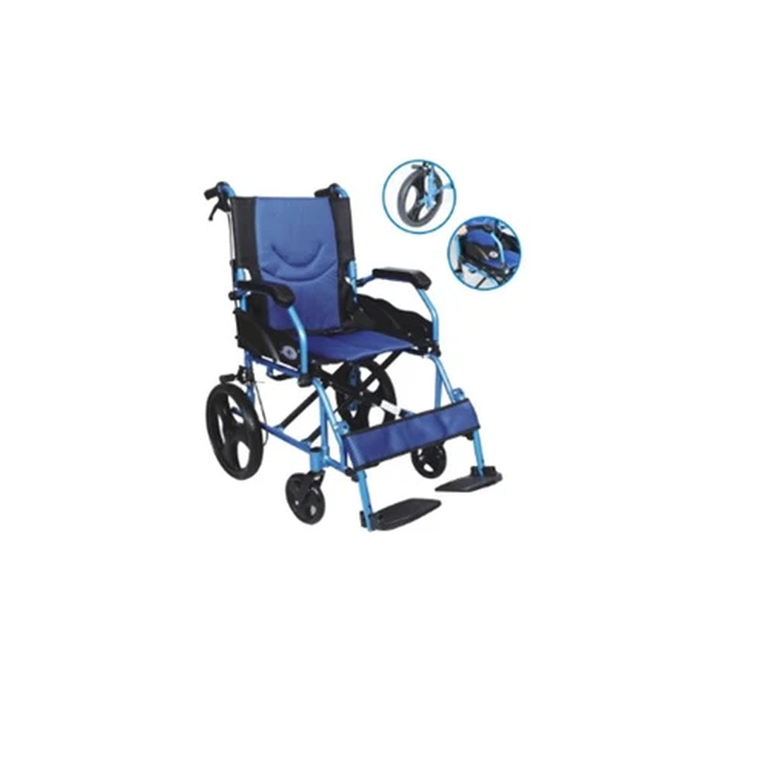 Pulsemed Katlanabilir Tekerlekli Sandalye KY863LABJ-C-12”-46