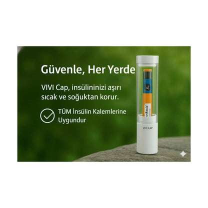 My VIVI Cap: Termal İnsülin Kalemi Taşıma Aparatı