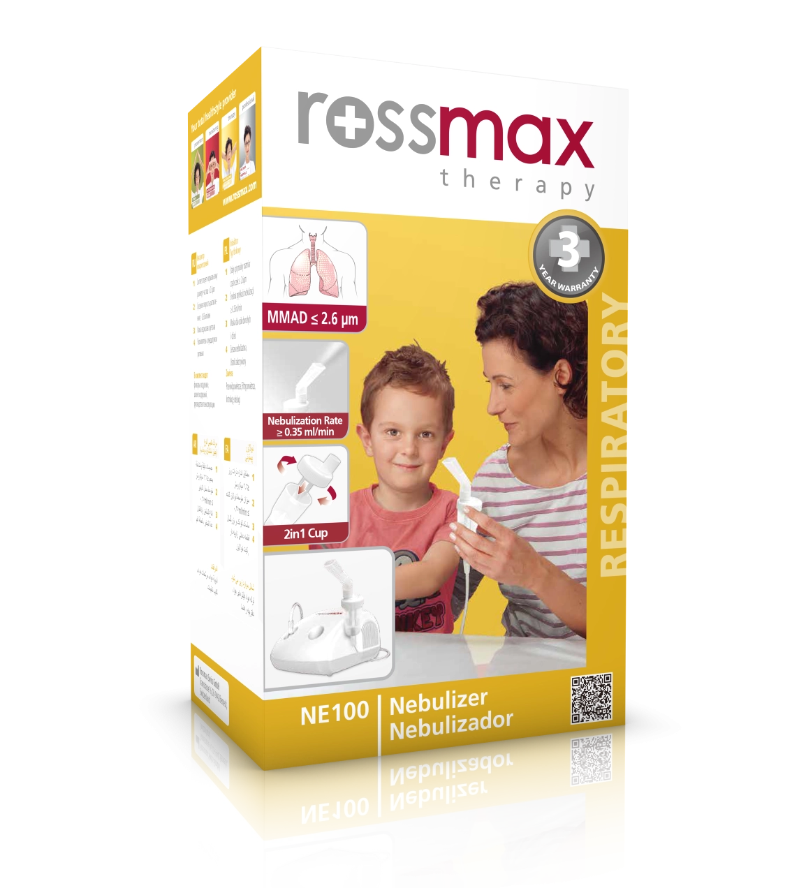 Rossmax NE100 Kompresörlü Nebülizatör